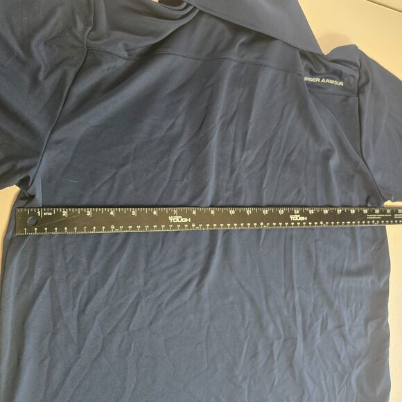 Under Armor Polo Bundle Men's L Gray Lt Blue Dk Blue Short Sleeve Loose HeatGear - Picture 15 of 16
